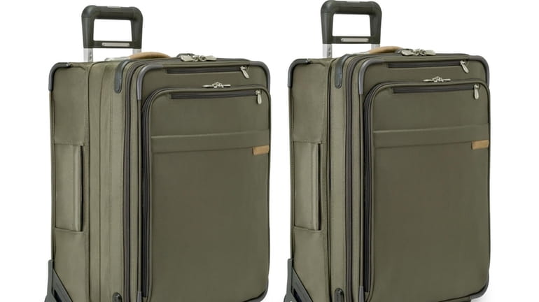Briggs & Riley's new expandable carry-on luggage.