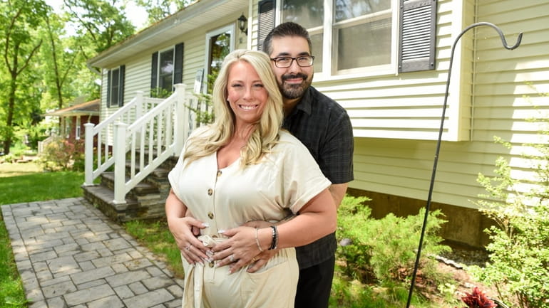 Brooke and Frank Spata at the home they purchased in...