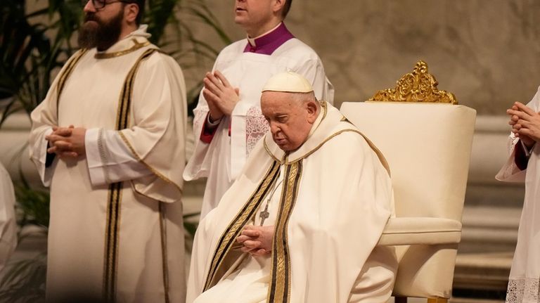 Pope Francis presides over the canonization of new Argentine Saint,...