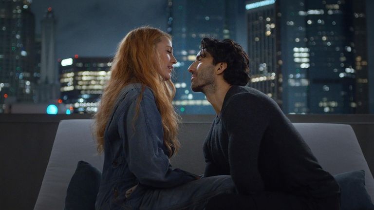 This image released by Sony Pictures shows Justin Baldoni, right,...