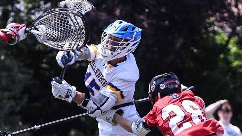 Thomas Jack of Kellenberg scores during the CHSAA Class AA...