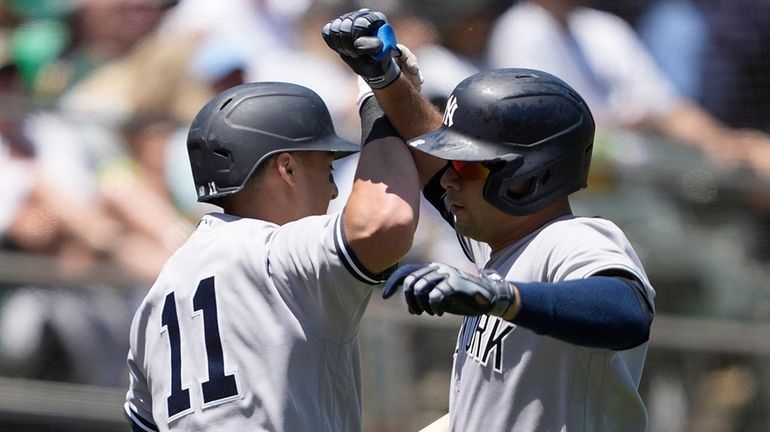 Isiah Kiner-Falefa of the New York Yankees at bat during the fourth News  Photo - Getty Images