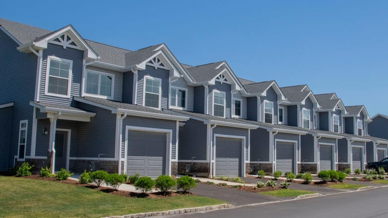 A 292-unit housing development was official opened in Farmingville on Thursday. 