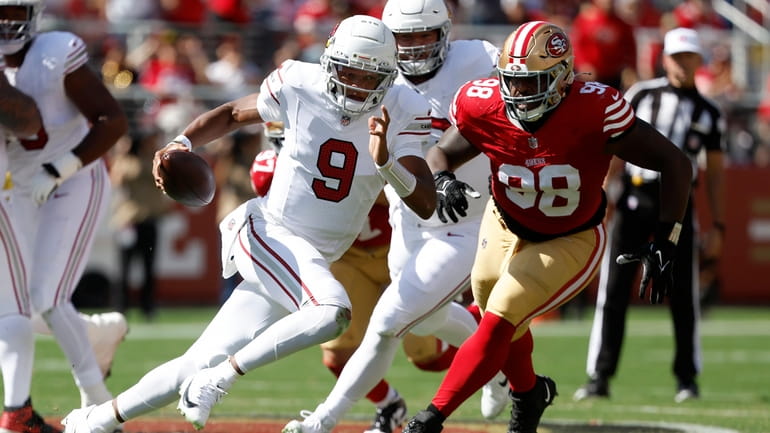 The Cardinals fight back from early deficit before faltering late in 35-16  loss to the 49ers - Newsday
