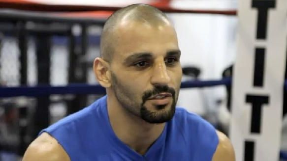 UFC middleweight fighter Costa Philippou during an interview at Ray...