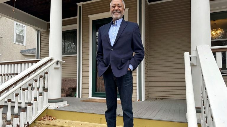 Former Minneapolis City Council member Don Samuels poses outside his...