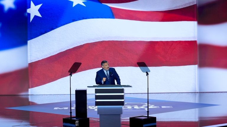 Sen. Ted Cruz, R-Texas., speaking on the second day of...