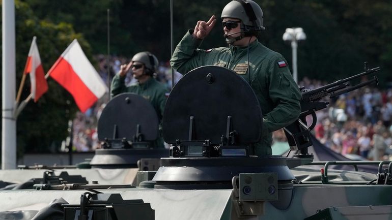 Poland displays its growing and modernising military during annual observances...