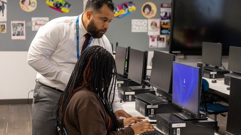 Joney Bermudez on his first day teaching at Roosevelt High...