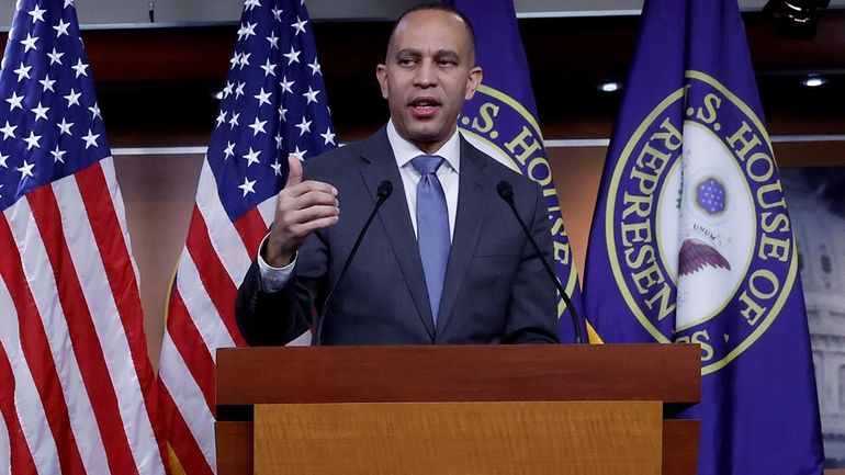 House Minority Leader Hakeem Jeffries.