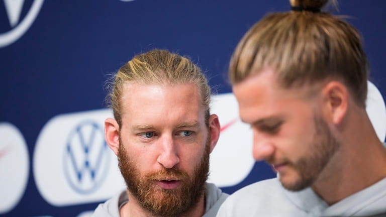 Tim Ream, left, and Walker Zimmerman, both of the United...