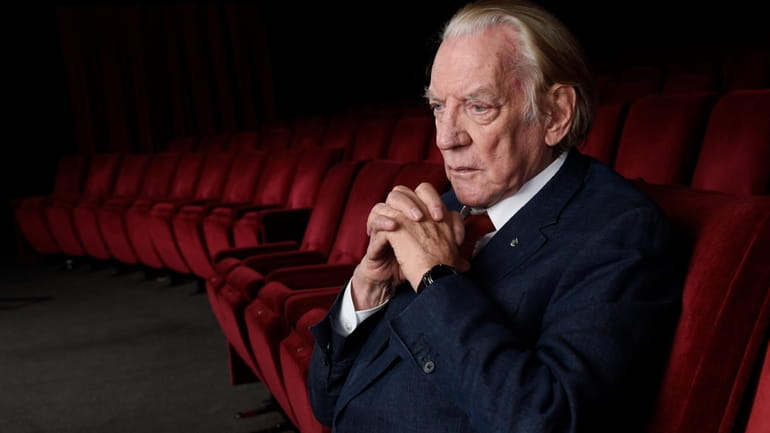 Actor Donald Sutherland appears at the Academy of Motion Picture...