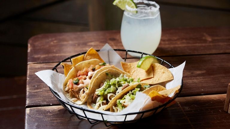 The 3 Amigos Tacos at Swell Taco in Babylon.