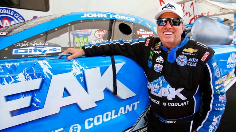 Funny Car driver John Force looks to get back on...