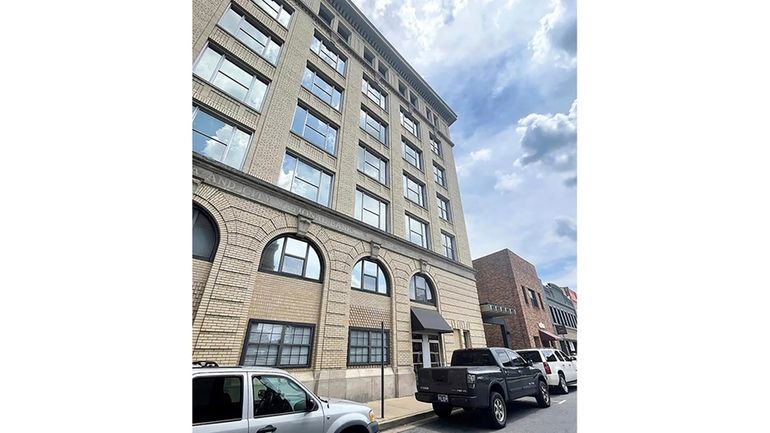 A downtown Johnson City, Tennessee building is shown in this...