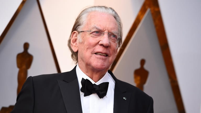Donald Sutherland appears at the Oscars in Los Angeles on...