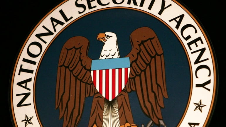 The logo of the National Security Agency.
