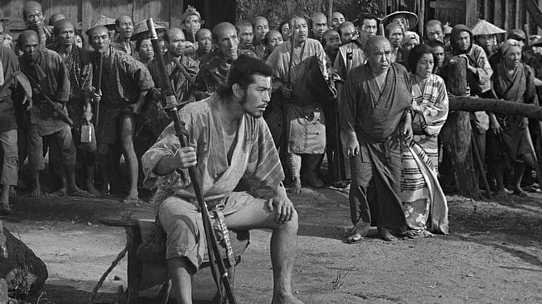 This image released by Janus Films shows Toshirô Mifune in...