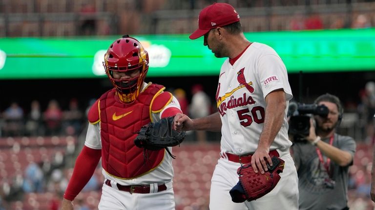 Cardinals' right hander Adam Wainwright, 42, says he has thrown his final  pitch - Newsday