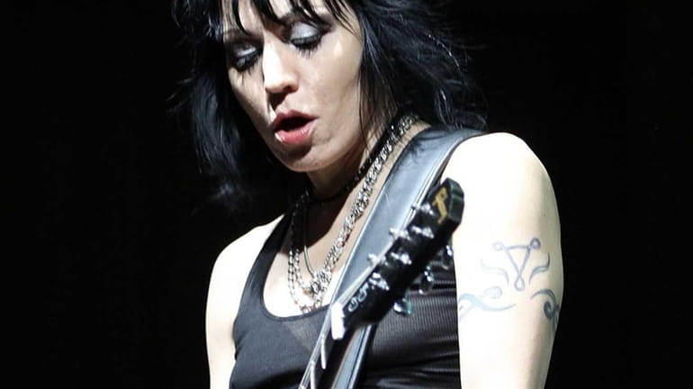 Joan Jett performs during the Falls Music & Arts Festival...