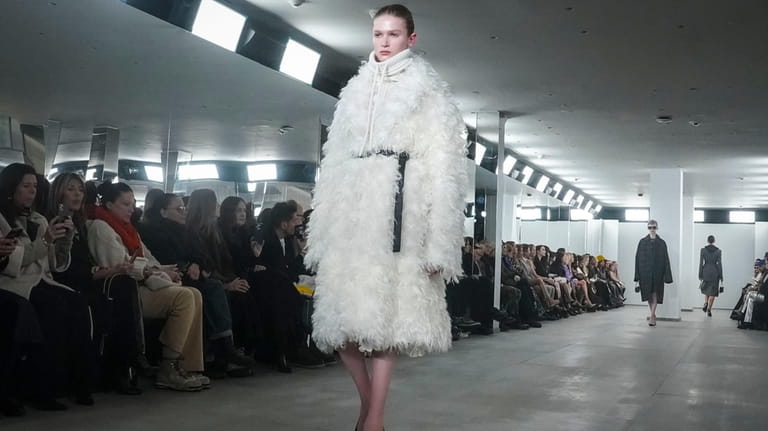 Fashion from Michael Kors fall/winter collection is modeled during Fashion...