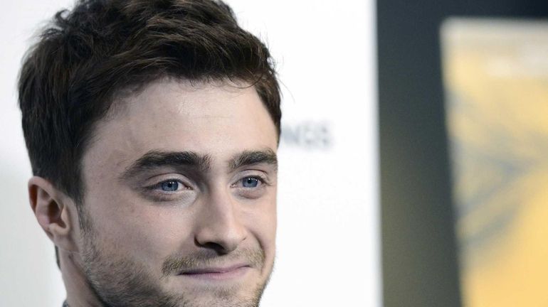 Daniel Radcliffe arrives at the premiere of "Kill Your Darlings"...