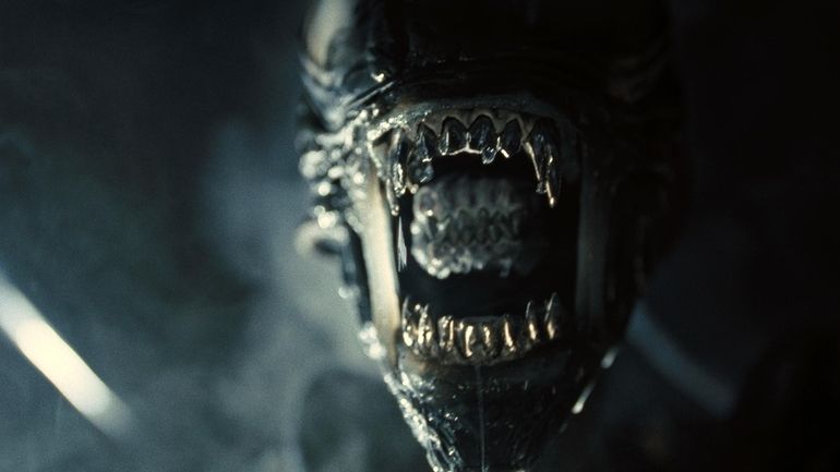 This image released by 20th Century Studios shows Xenomorph in...