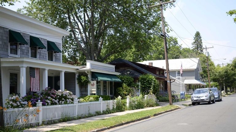 Village Lane in Orient. (July 3, 2012)