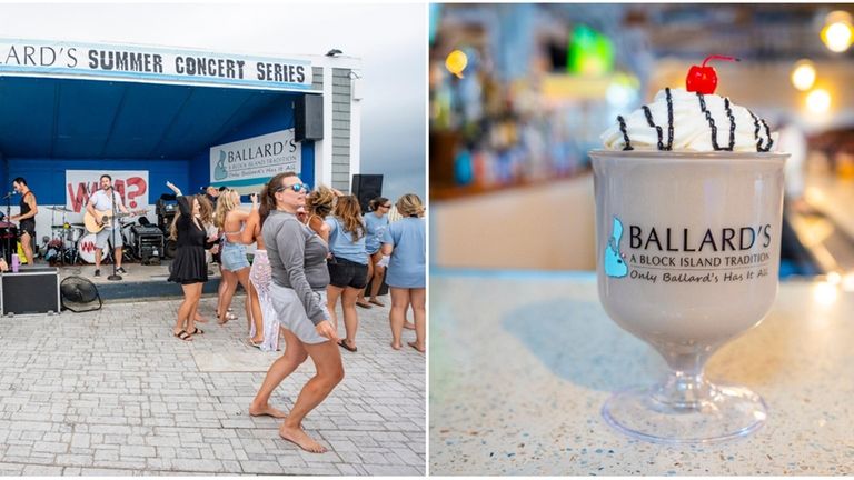 Dance to live music or grab a mudslide at Ballard's.