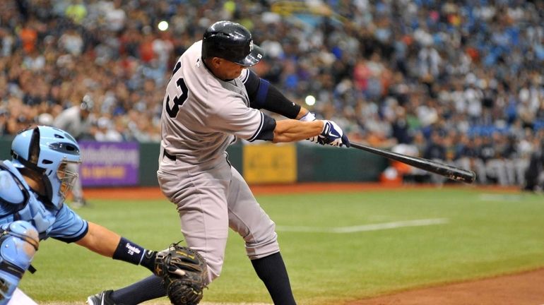 Alex Rodriguez strikes out in key spot, is pinch-hit for again