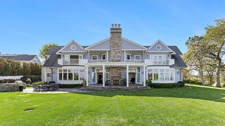 This $3.84 million Setauket home sits on the water where...