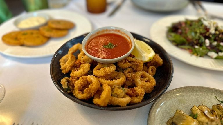 Fried calamari at Elaine's in East Setauket.