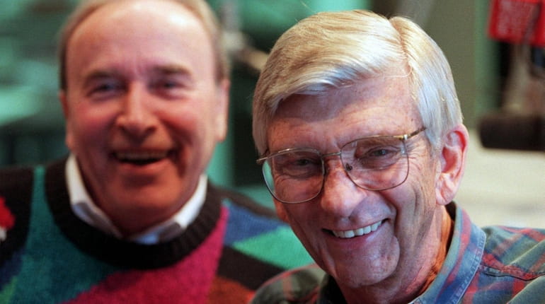 Roger Erickson, right, a longtime Minneapolis radio personality at WCCO...