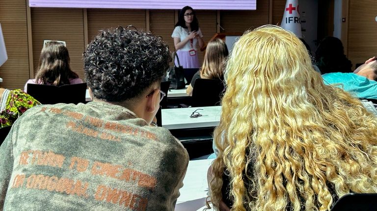 Israeli, Palestinian and American teens of mostly Christian, Jewish and...