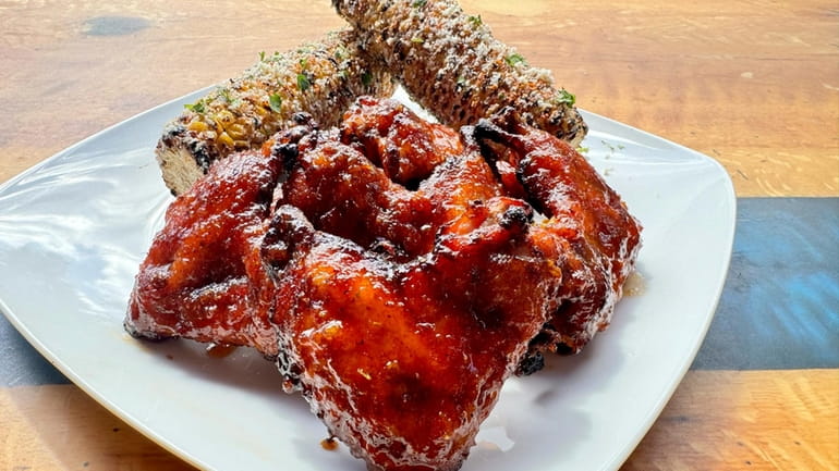 This image shows a recipe for chicken wings made by...