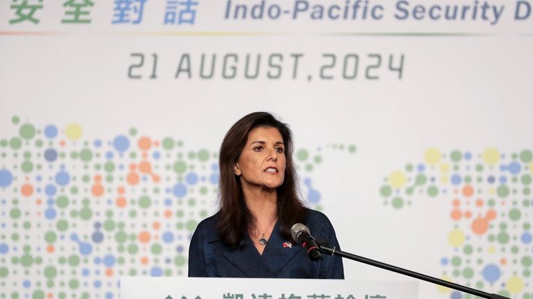 Nikki Haley, former United States Ambassador to the United Nations,...