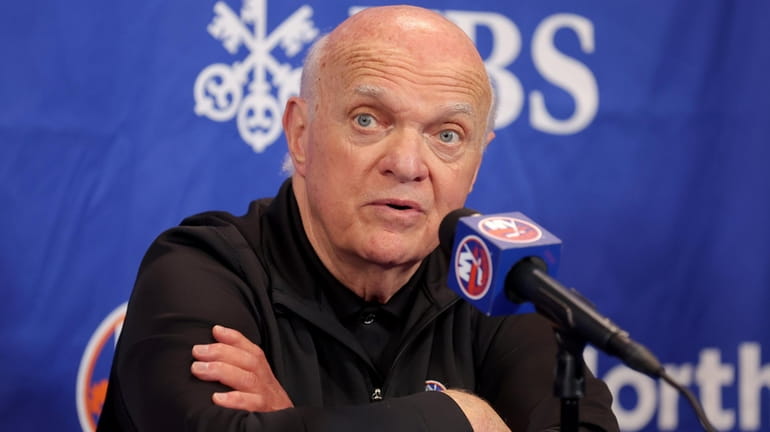 New York Islanders president and general manager Lou Lamoriello.
