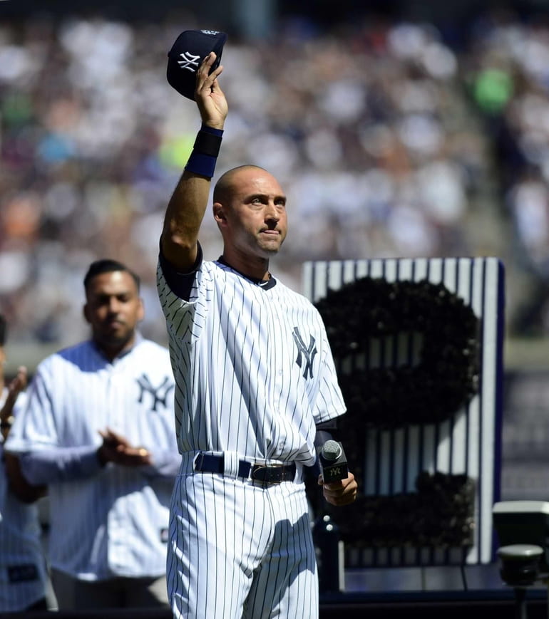 Derek Jeter gets warm welcome at his first Old-Timers' Day - Newsday