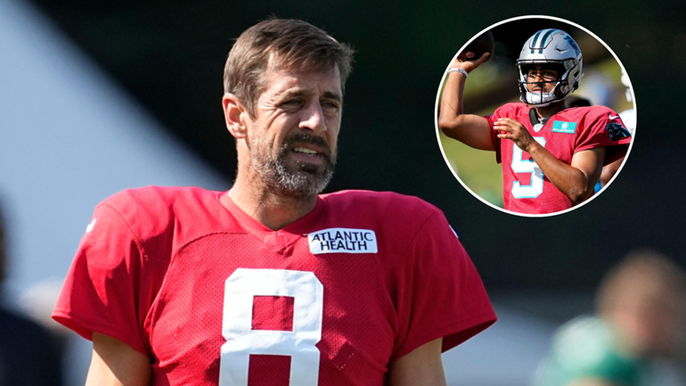 Jets' Aaron Rodgers is a fan of Panthers' top pick Bryce Young
