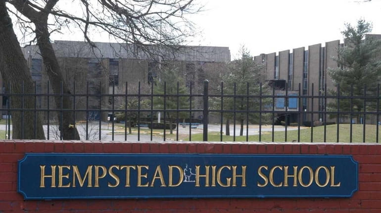 Hempstead High School on March 28, 2004.