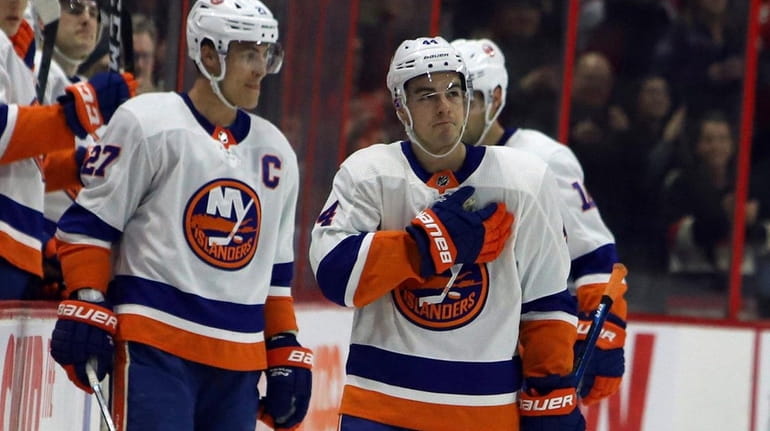 Boychuk out for Islanders after 90-stitch cut to eyelid - Long
