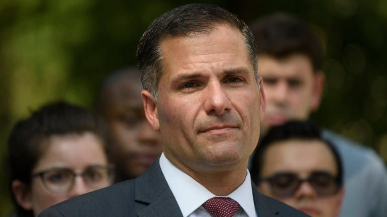 Marc Molinaro, the Republican candidate for New York governor, during...