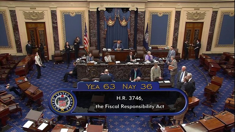 The Senate voted 63-36 on Thursday night to approve a bill...