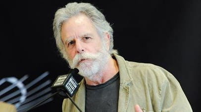 Grateful Dead guitarist Bob Weir speaks at the Madison Square...