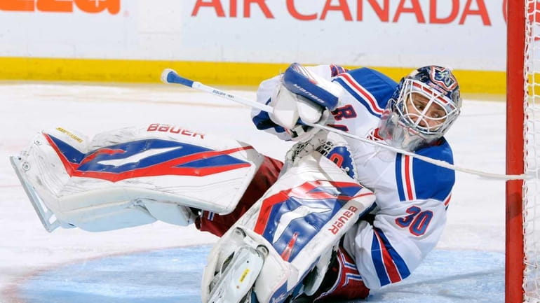 Henrik Lundqvist New York Rangers Adidas Authentic Away NHL Hockey Jer