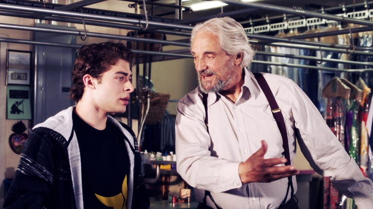 Ryan Ochoa, left, and Hal Linden appear in a scene from "The...