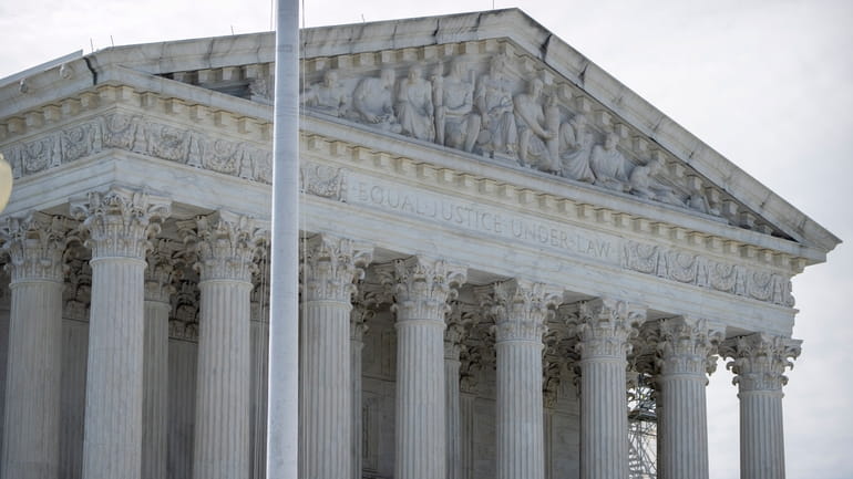 The Supreme Court building is seen on June 28, 2024,...