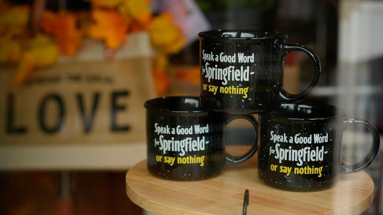 Mugs that read "Speak a Good Word for Springfield or...