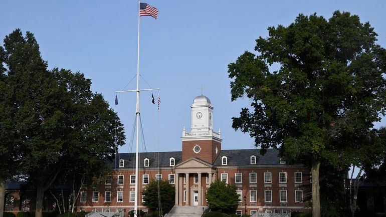 The United States Coast Guard Academy is seen, Sept. 14,...