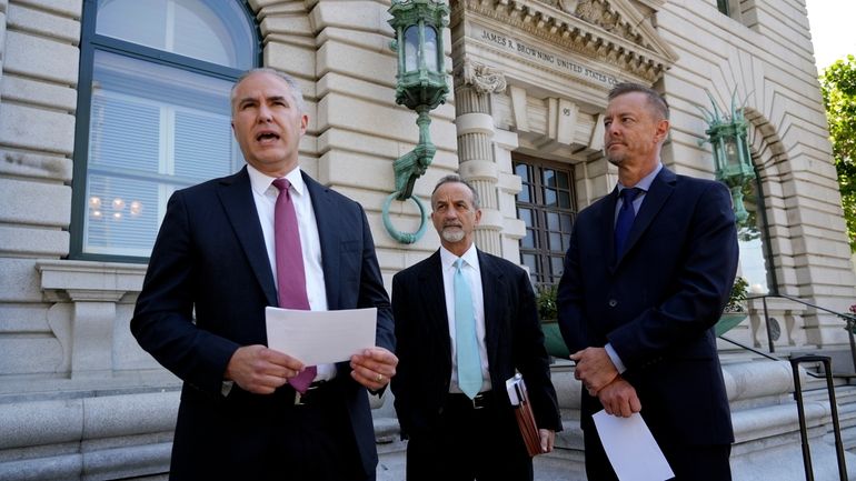 Ryan Tucker, left and David Cortman, attorneys with Alliance Defending...